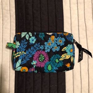 Vera Bradley floral small cosmetic bag